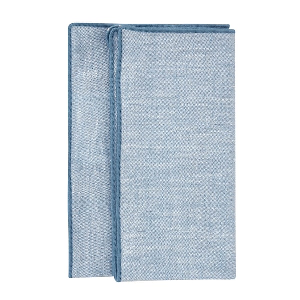 Eline Servett 45x45 cm 2-pack Blå/Vit