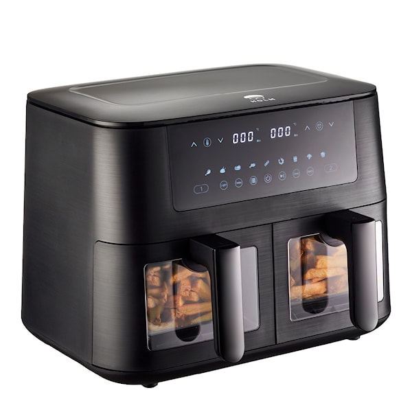 Dubbel airfryer 9 L 2800W matt svart