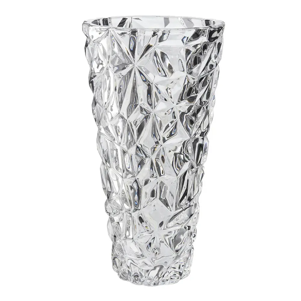 Elegant vase krystallglass konisk 24,5 cm