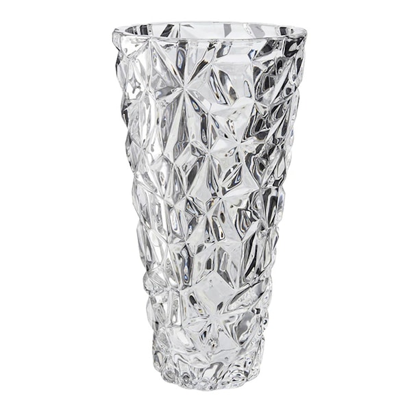 Elegant Vas Kristallglas Konisk 24,5 cm