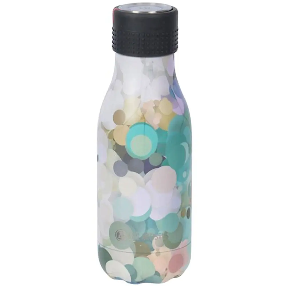 Bottle Up Design termoflaske 0,28L turkis/hvit pixel