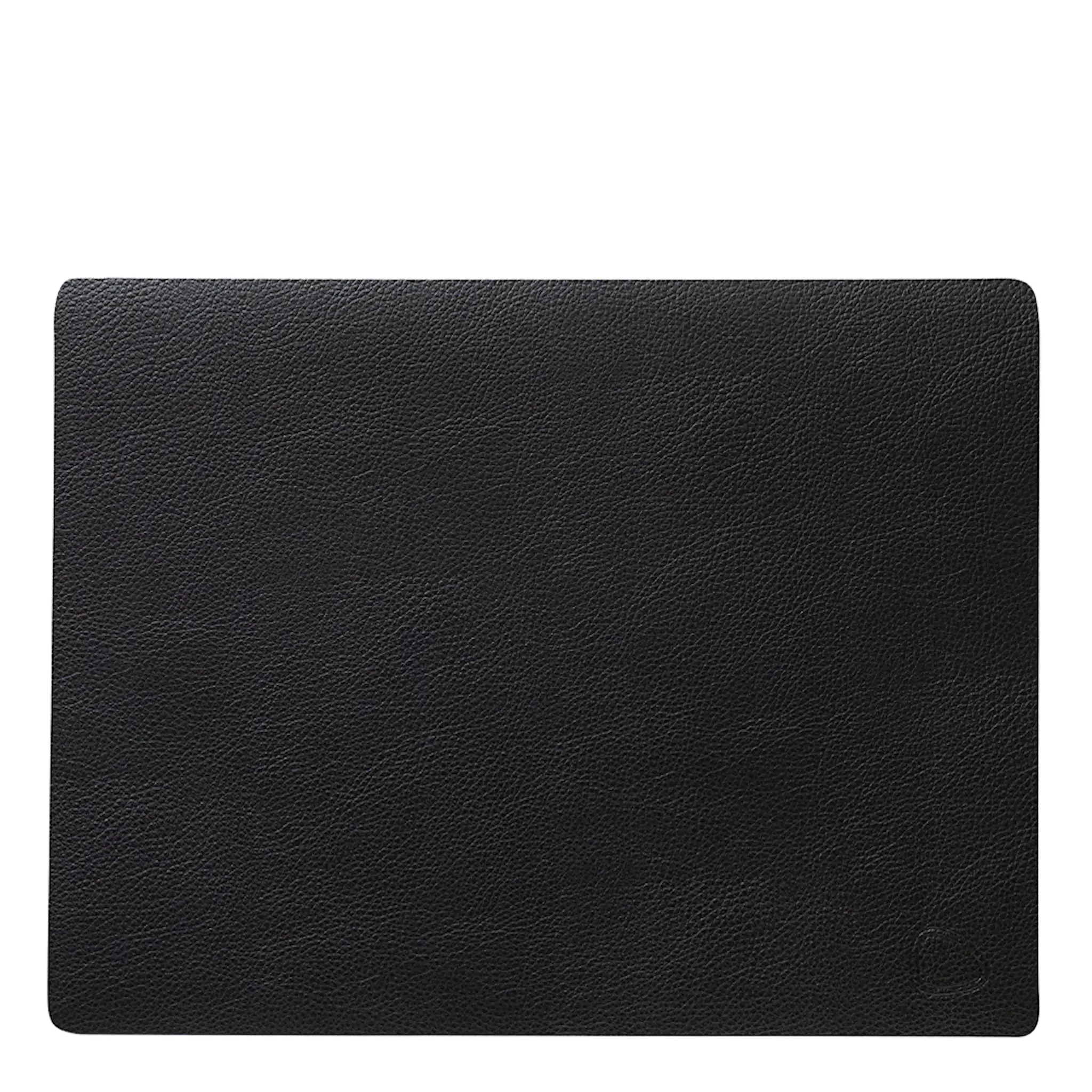 LIND dna Leather Serene Rectangle Bordstablett 26x34 cm Black