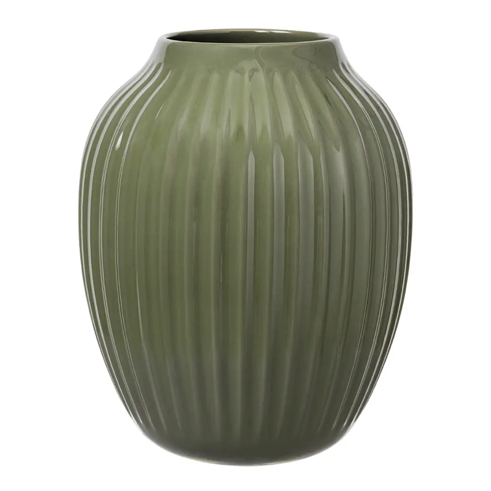 Hammershøi vase 25,5 cm mørk grønn