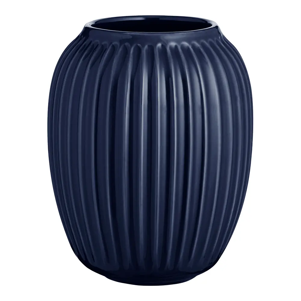 Hammershøi vase 20 cm indigo
