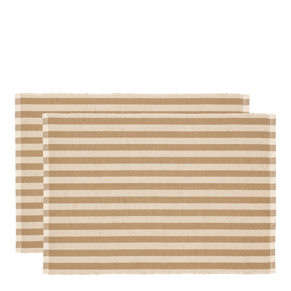 Södahl – Statement Stripe Bordstablett 33×48 cm 2-pack Beige