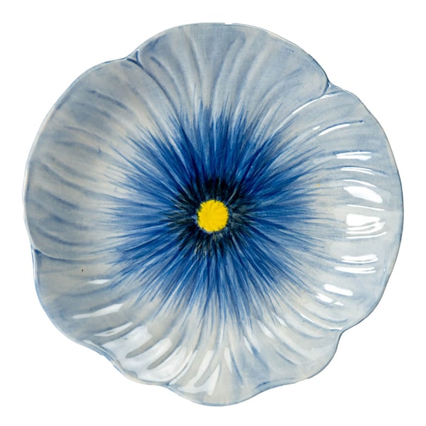Poppy Assiett 21 cm Blå