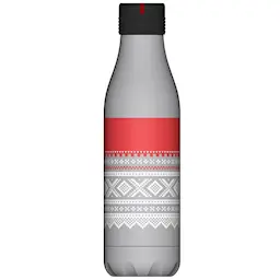 Les Artistes Bottle Up Design Termospullo 0,5L Harmaa/Punainen