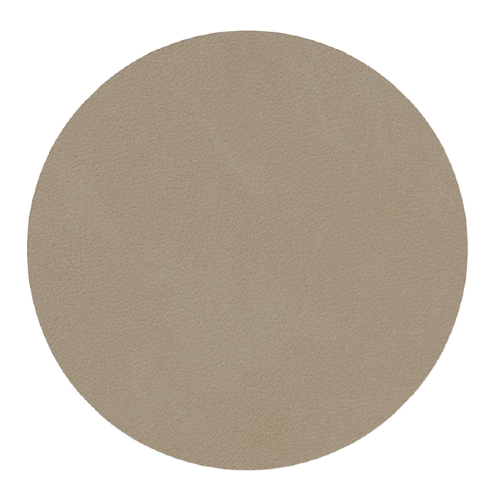 LIND dna - Nupo Circle Glasunderlägg 10 cm Clay Brown