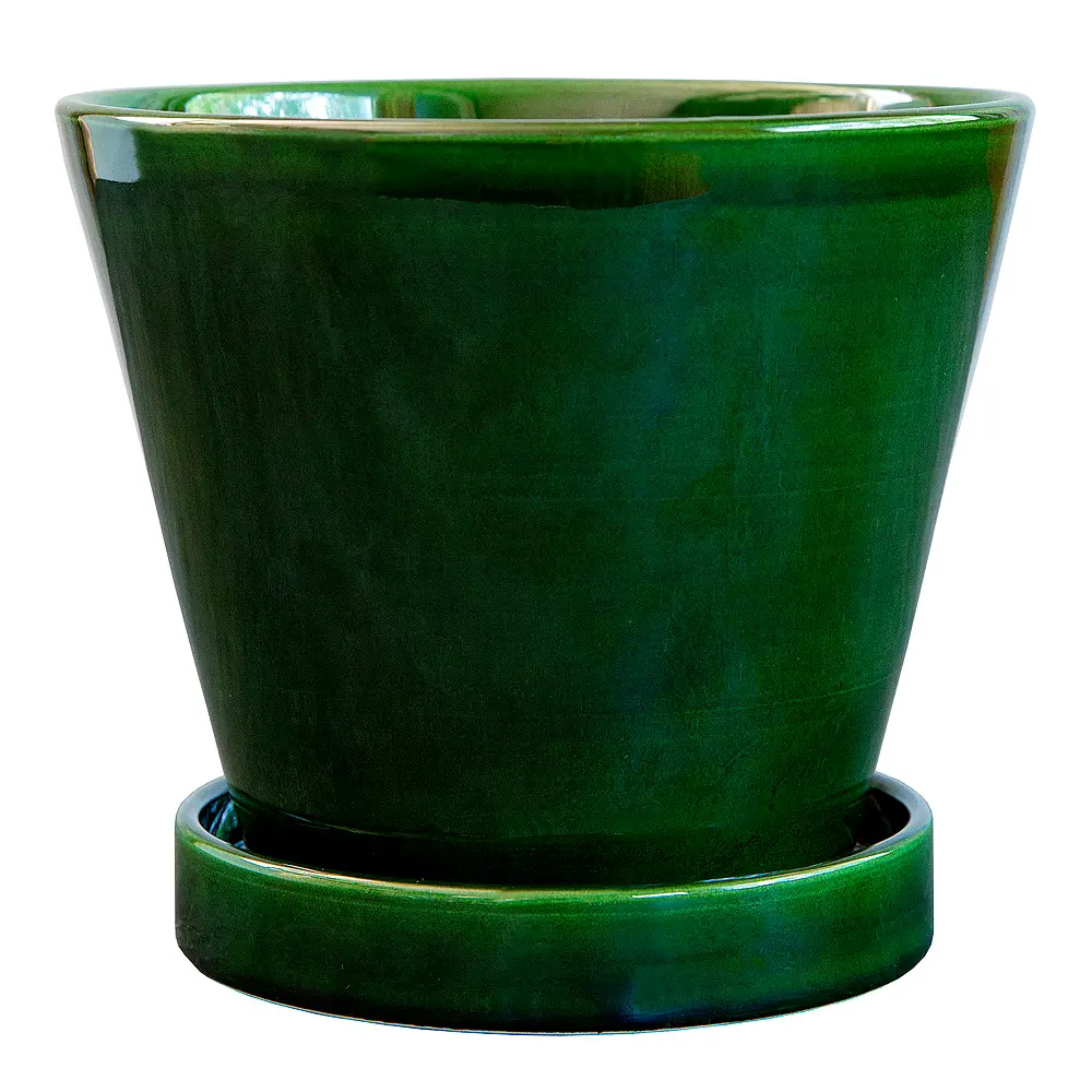 Julie krukke/fat 19 cm grønn emerald