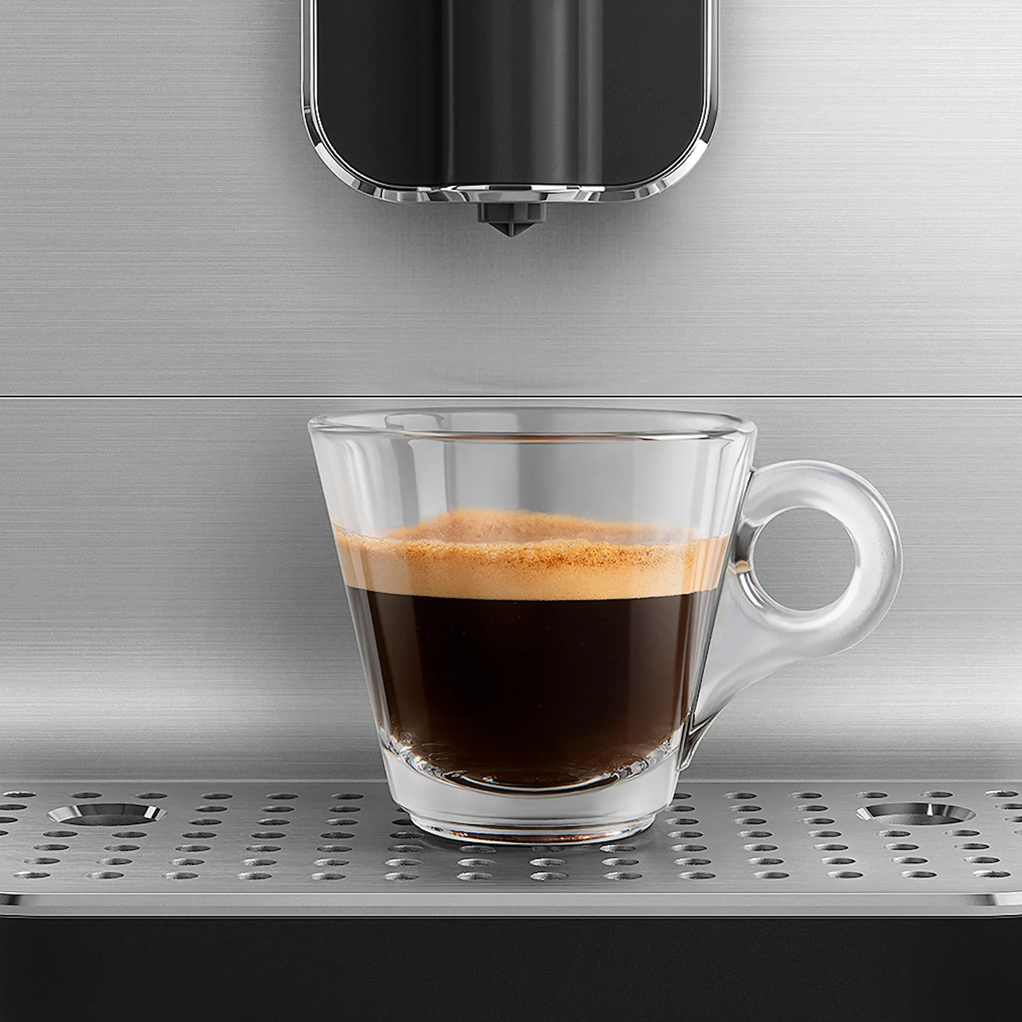 SMEG Smeg 50's Style Helautomatisk Kaffemaskin BCC01 Svart