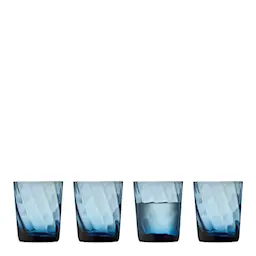 Lyngby Glas Vienna Vattenglas 30 cl 4-pack Blå