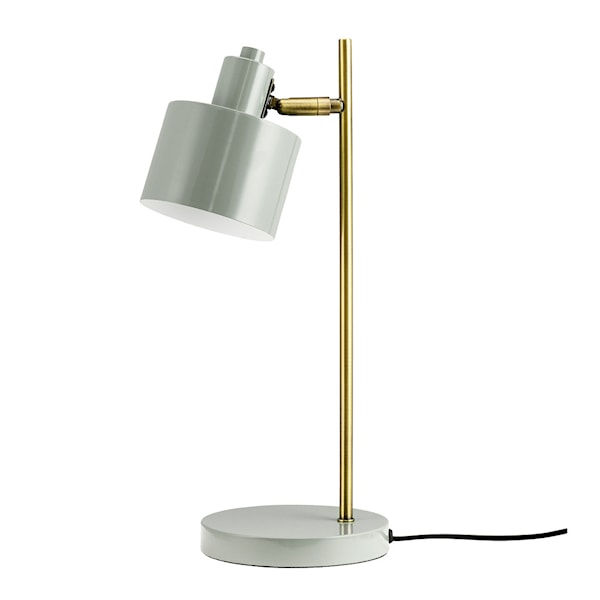 Ocean bordslampa 43 cm beige/mässing