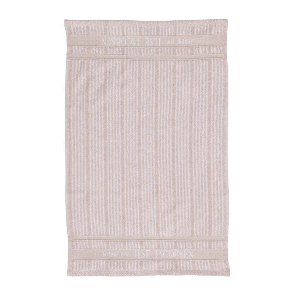 Home by Ilse Jacobsen - Bath Collection Käsipyyhe 40x60 cm 2 kpl Sand Beige Stripes