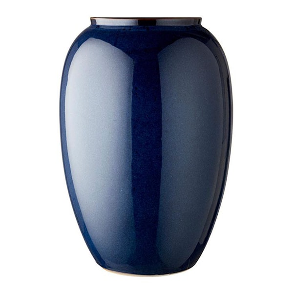 Keramikvas 50 cm Mörkblå