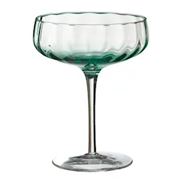 Aida Søholm Sonja Champagne/cocktail glas 30 cl Grön