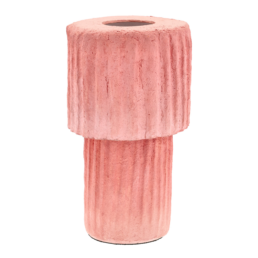 Läs mer om Villa Collection - Styles Lampa 25x44 cm Rosa Pappmache