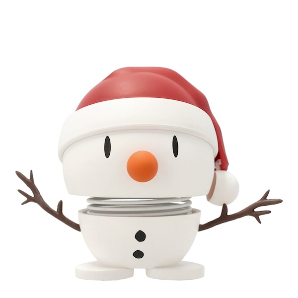 Soft santa snowman liten vit