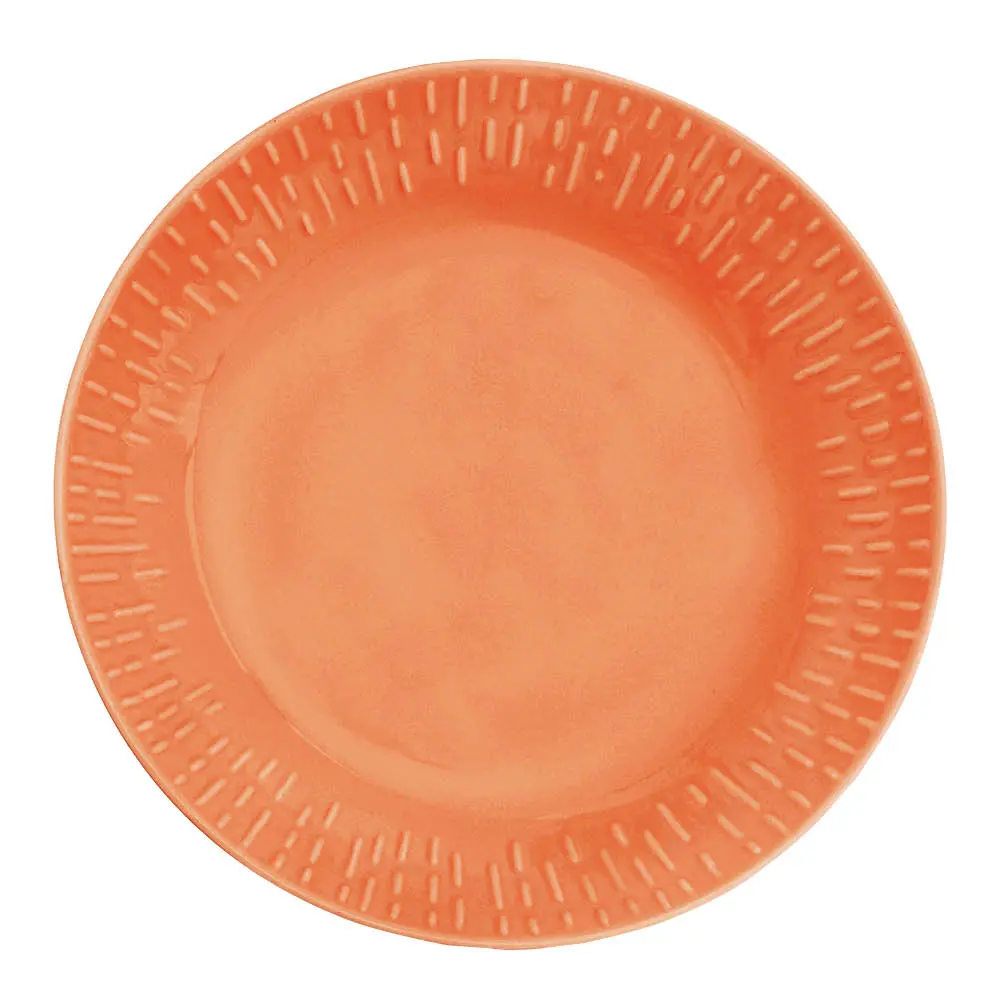 Confetti pastatallerken 23 cm apricot