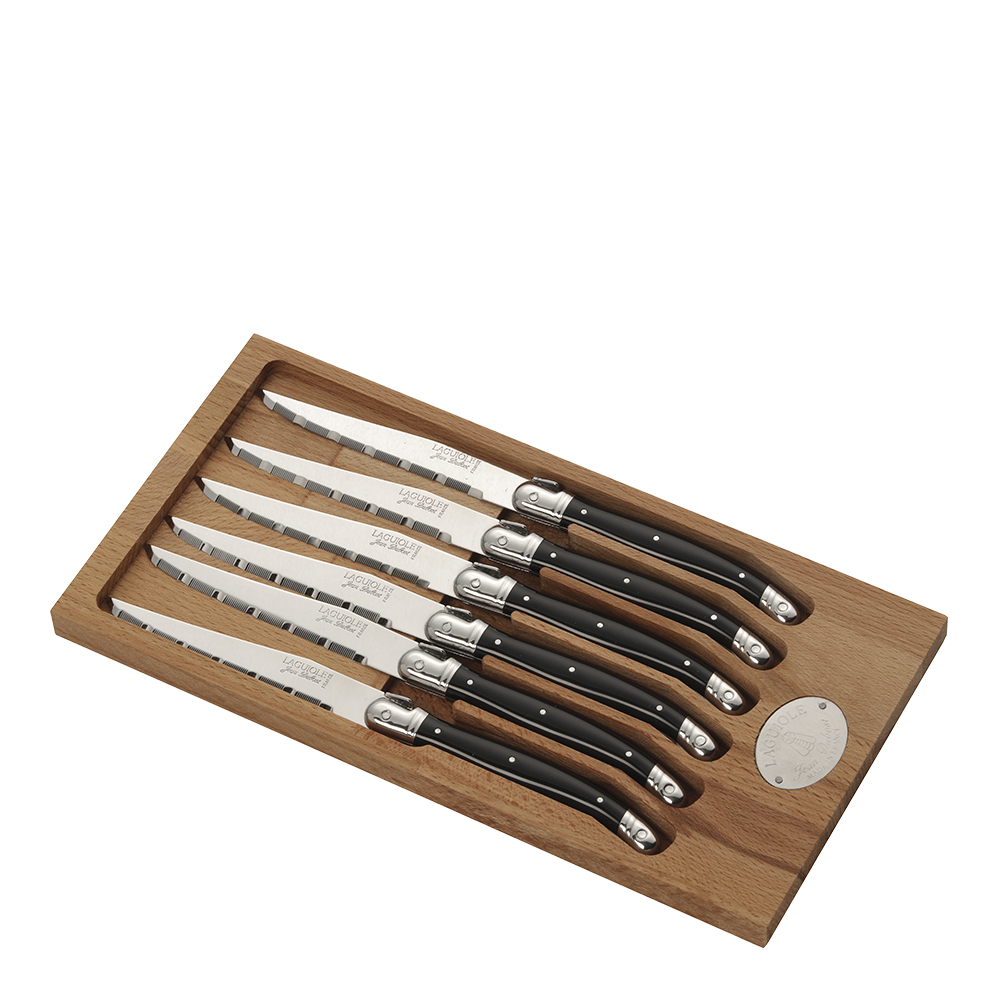 Jean Dubost Laguiole – Grillkniv / Matkniv 6-pack 11 cm