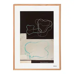 iittala Alvar Aalto Juliste Luonnos 50x70 cm Musta