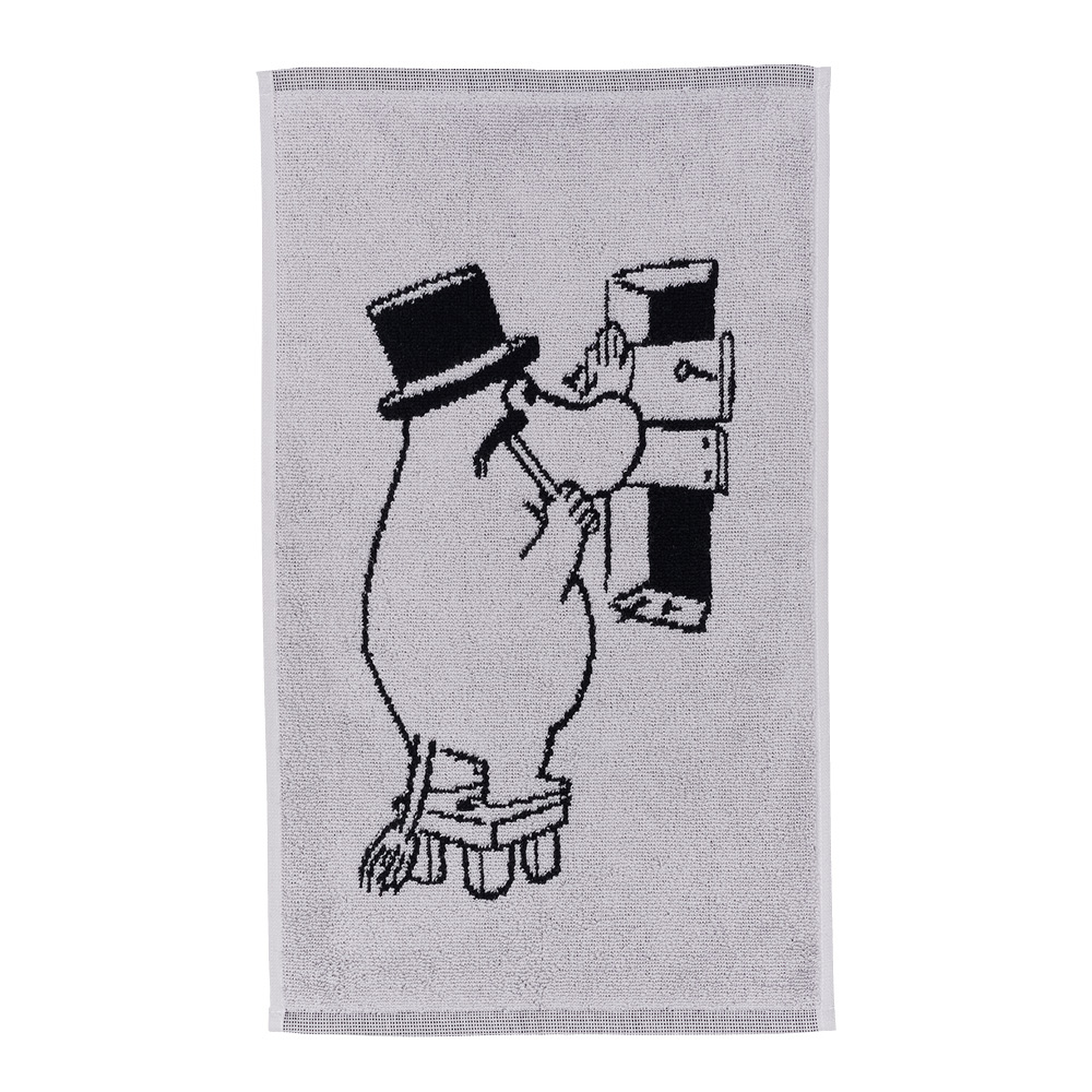 Moomin Arabia – Mumin handduk 30×50 cm muminpappa grå