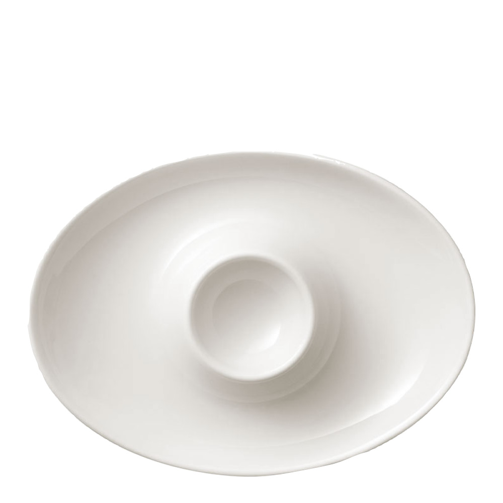 Läs mer om Villeroy & Boch - Royal äggkopp med fat 12,5 cm vit