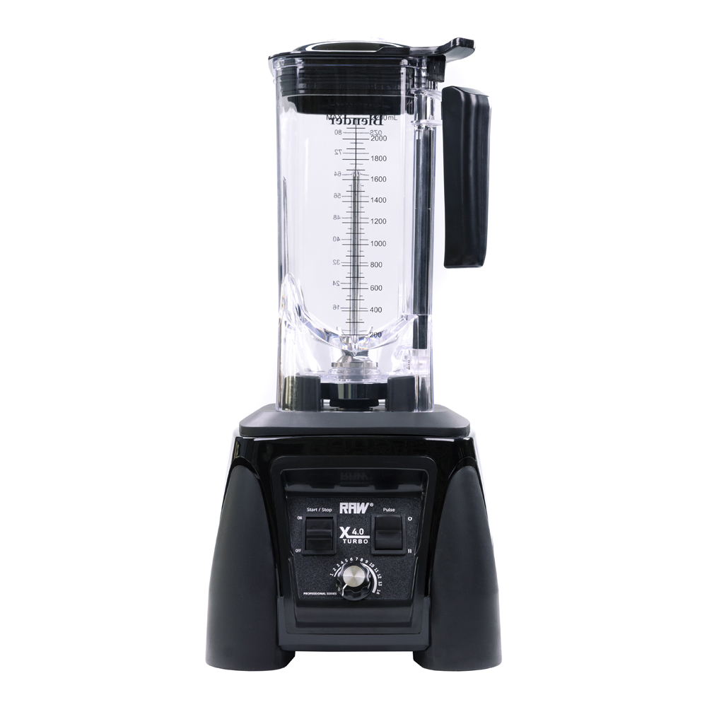 RAW – High Speed Blender X 4,0 Turbo 2380 W Svart