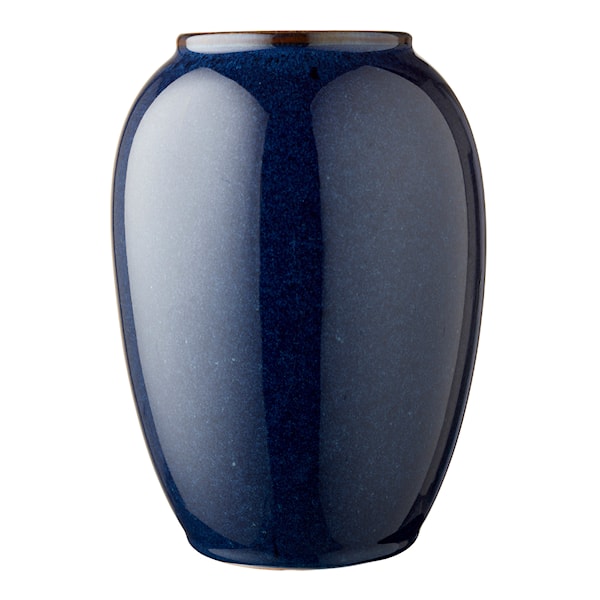 Keramikvas 20 cm Mörkblå