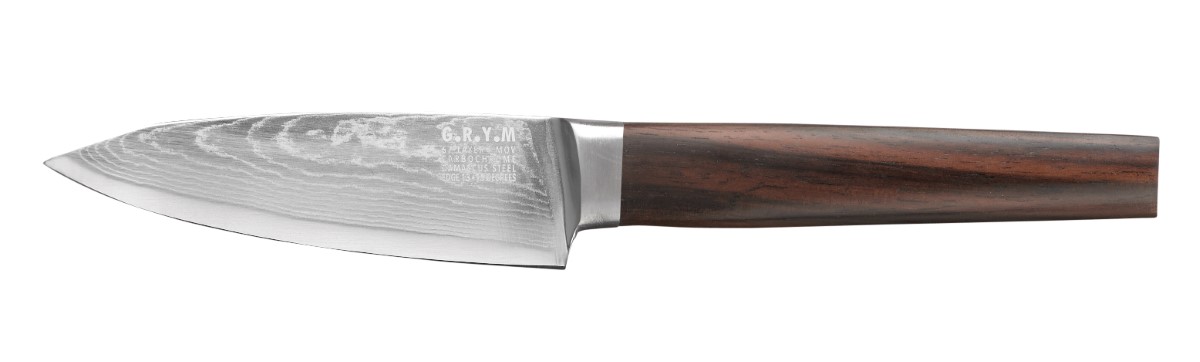 G.R.Y.M - Damascus Allkniv 9 cm