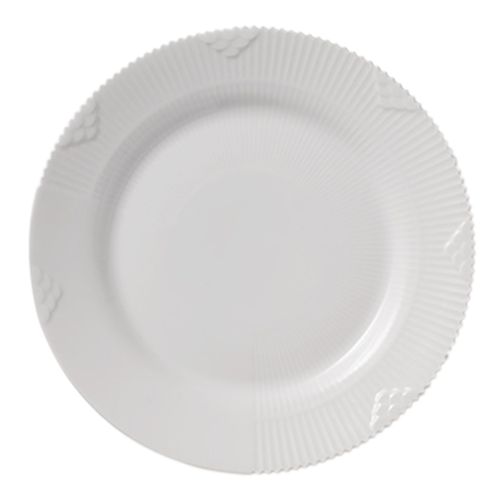 Royal Copenhagen – White Elements Assiett  19 cm