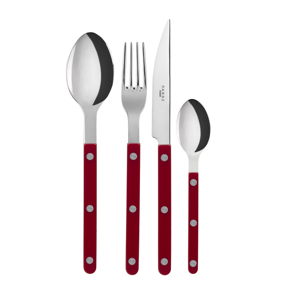 Sabre – Bistrot Bestickset 24 delar Burgundy