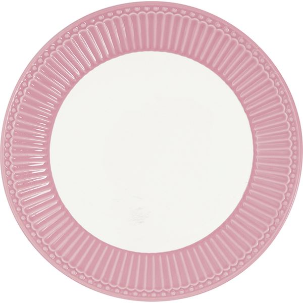 GreenGate – Everyday Alice middagstallrik 26,5 cm dusty rose