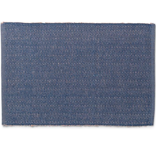 Herringbone Bordstablett 43x30 cm Blå