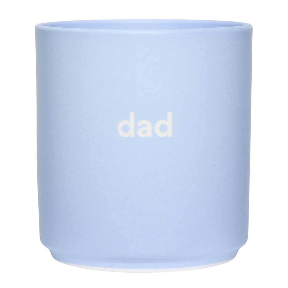 Design Letters – Favourite Mugg Dad 25 cl Blå