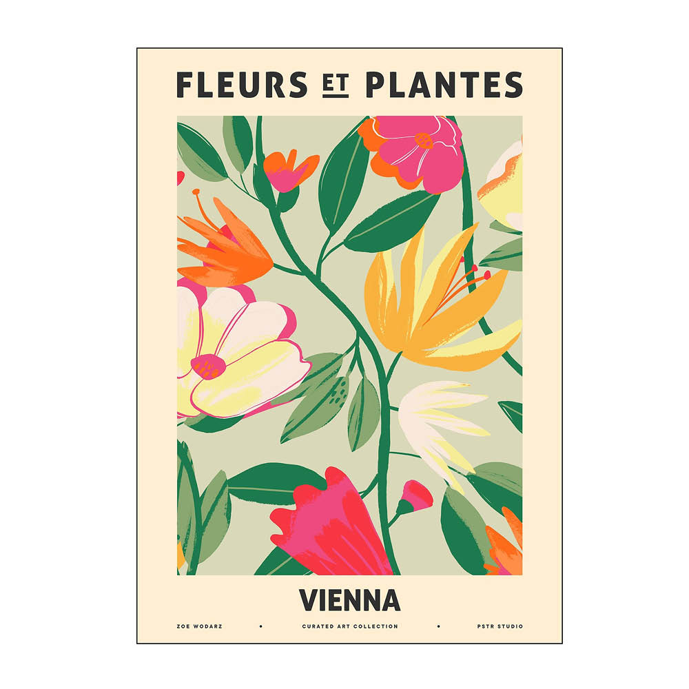 Läs mer om Poster & Frame - PSTR Studio poster 50x70 cm zoe fleurs et plantes vienna