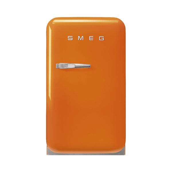 Läs mer om Smeg - Smeg Minibar FAB5R Högerhäng Orange