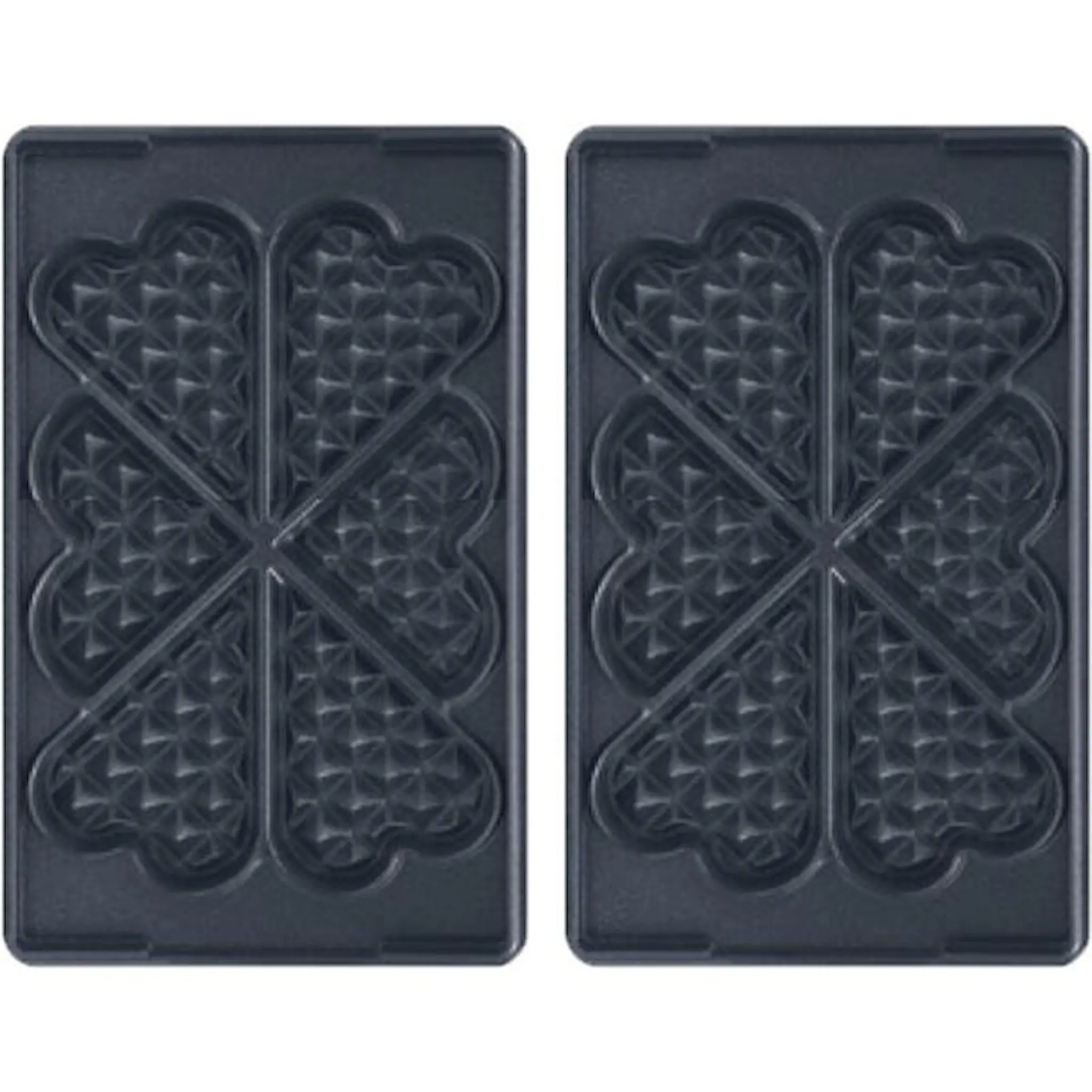 Tefal Box 6 Heart Waffle Plattor 2-Pack