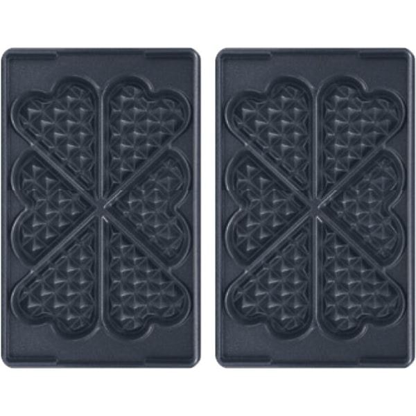 Box 6 Heart Waffle Plattor 2-Pack