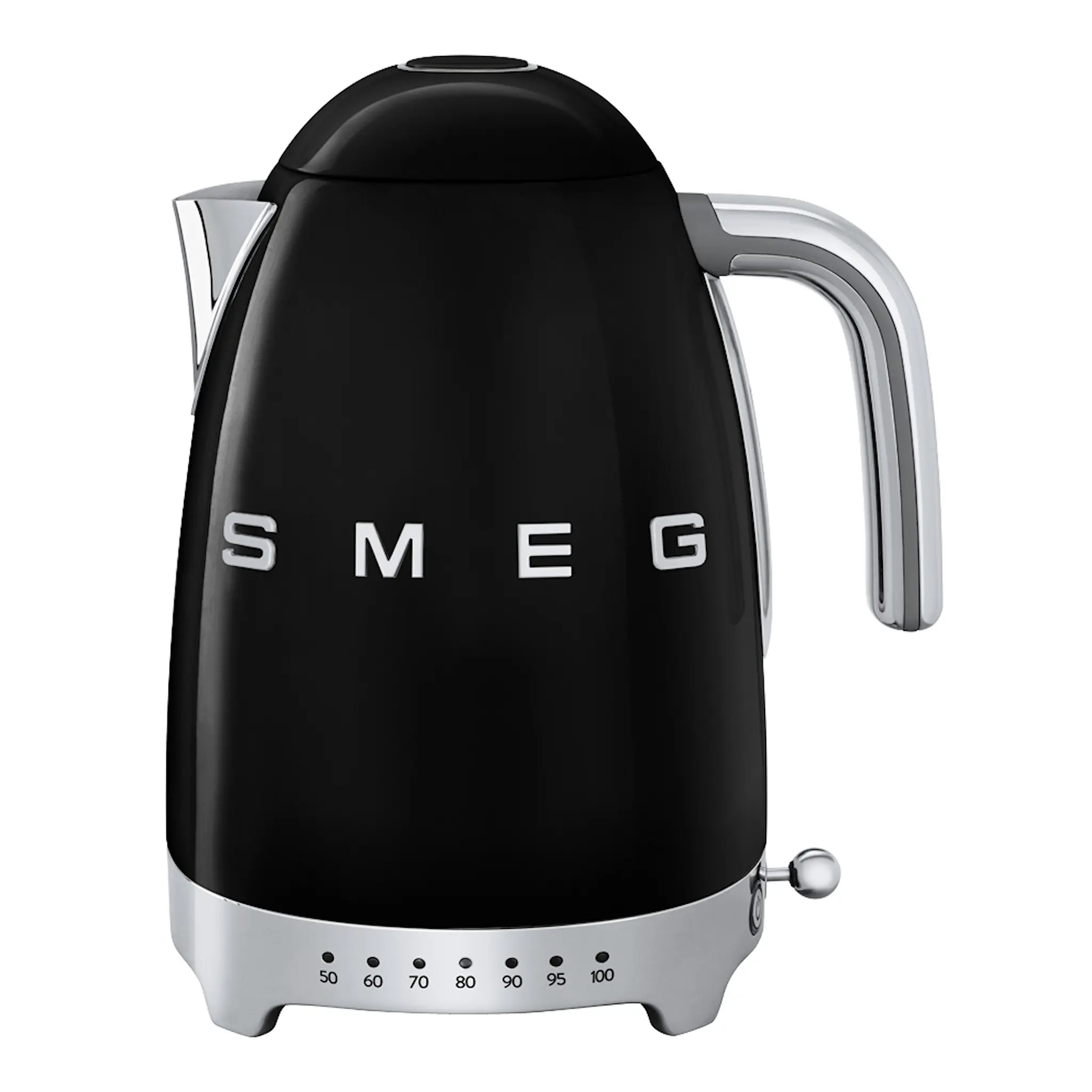 SMEG Smeg 50's Style Vedenkeitin 1,7L säädettävä lämpötila Musta