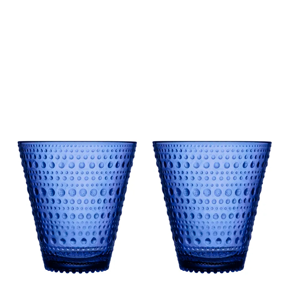 iittala – Kastehelmi Tumbler 30 cl 2-pack Ultramarinblå