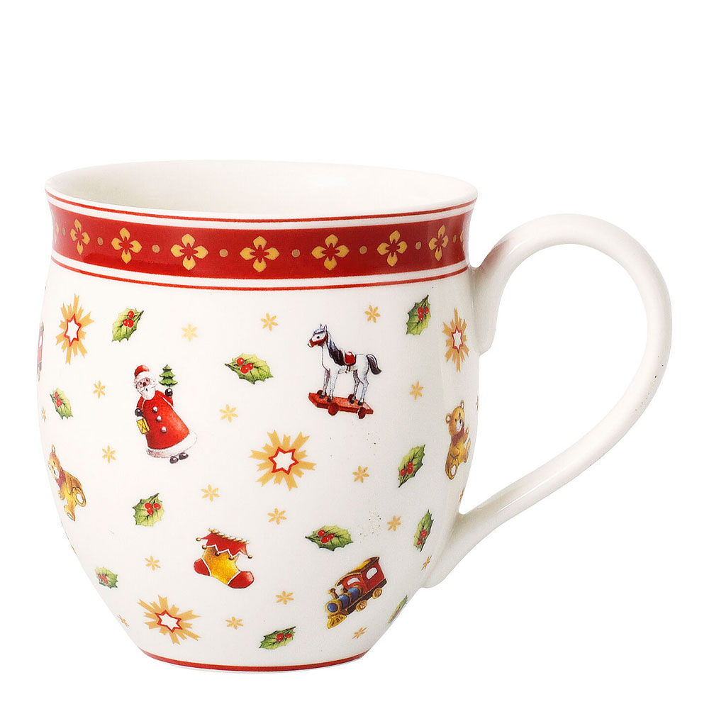 Villeroy & Boch – Toy’s Delight mugg 39 cl vit/röd