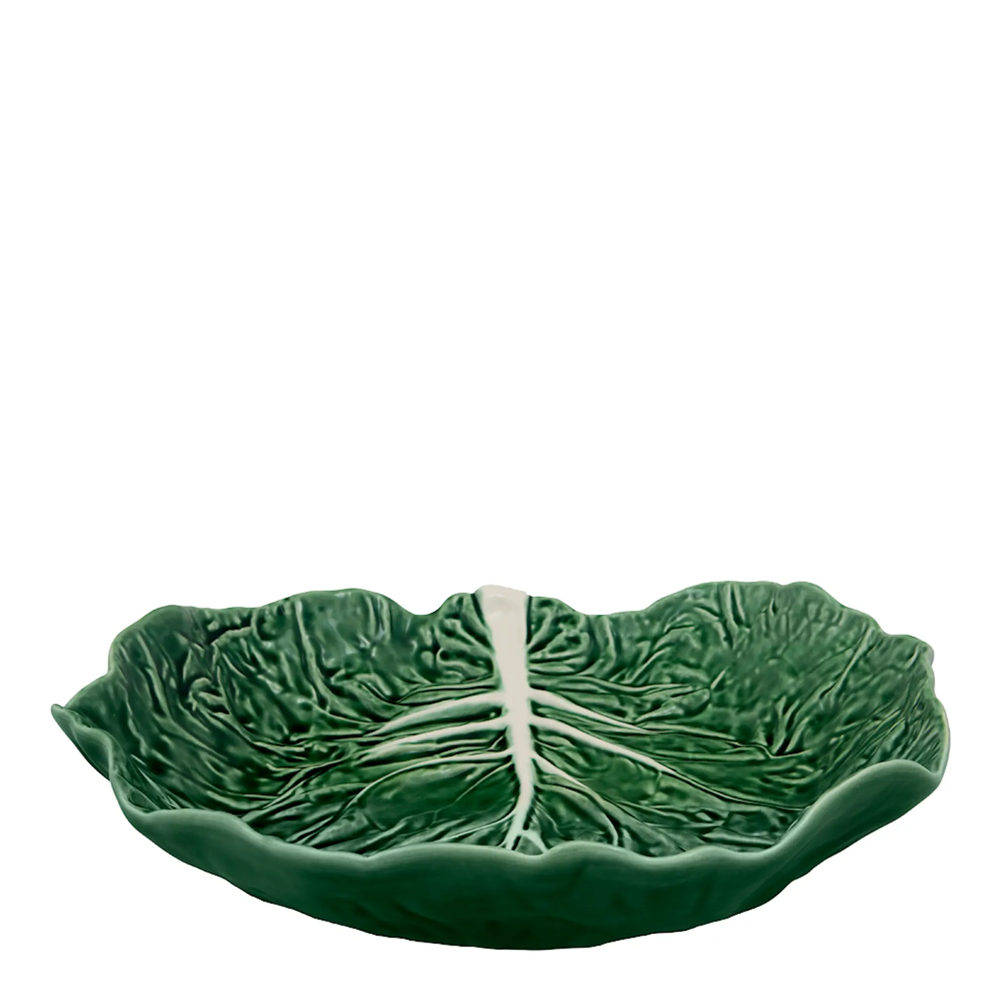 Bordallo Pinheiro Cabbage Skål Kålblad 32,5 cm Grön