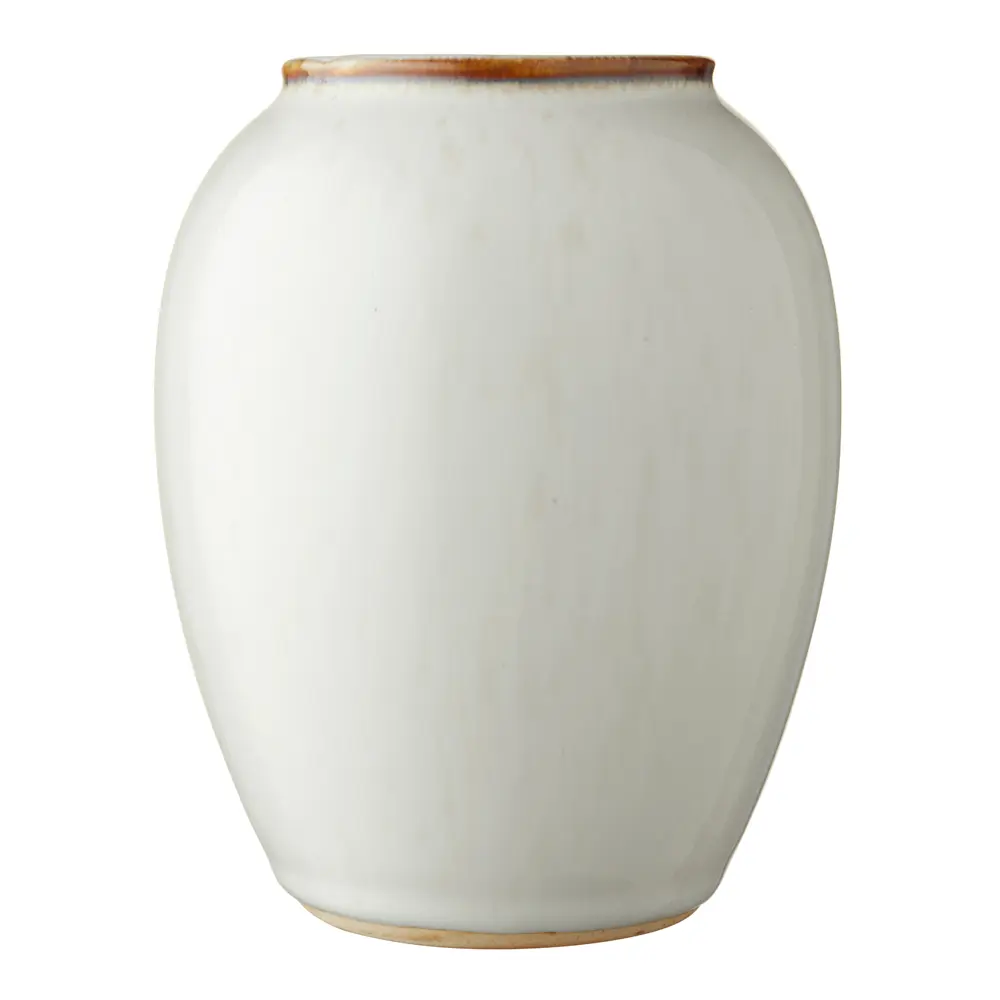 Keramikkvase 12,5 cm krem