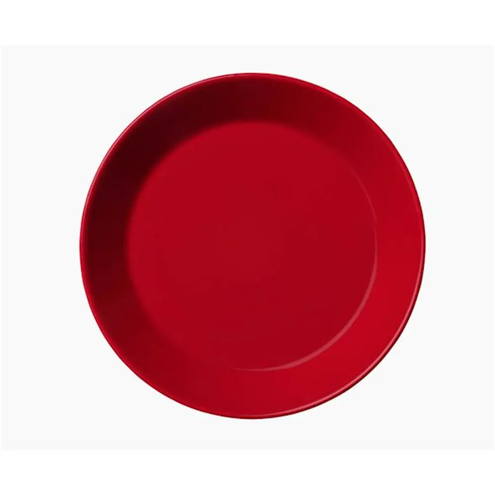 Teema tallerken 17 cm rød