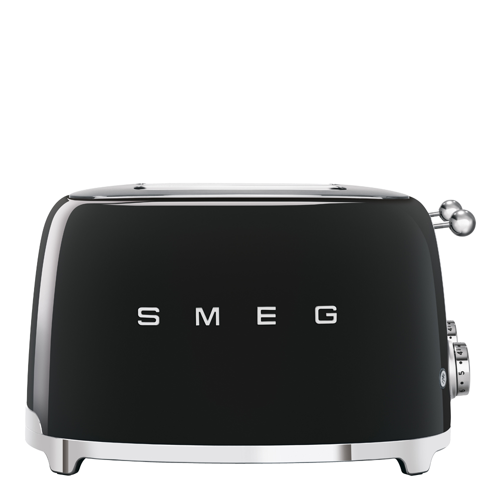 Smeg – Smeg Brödrost 4 skivor TSF02 kvadrat Svart