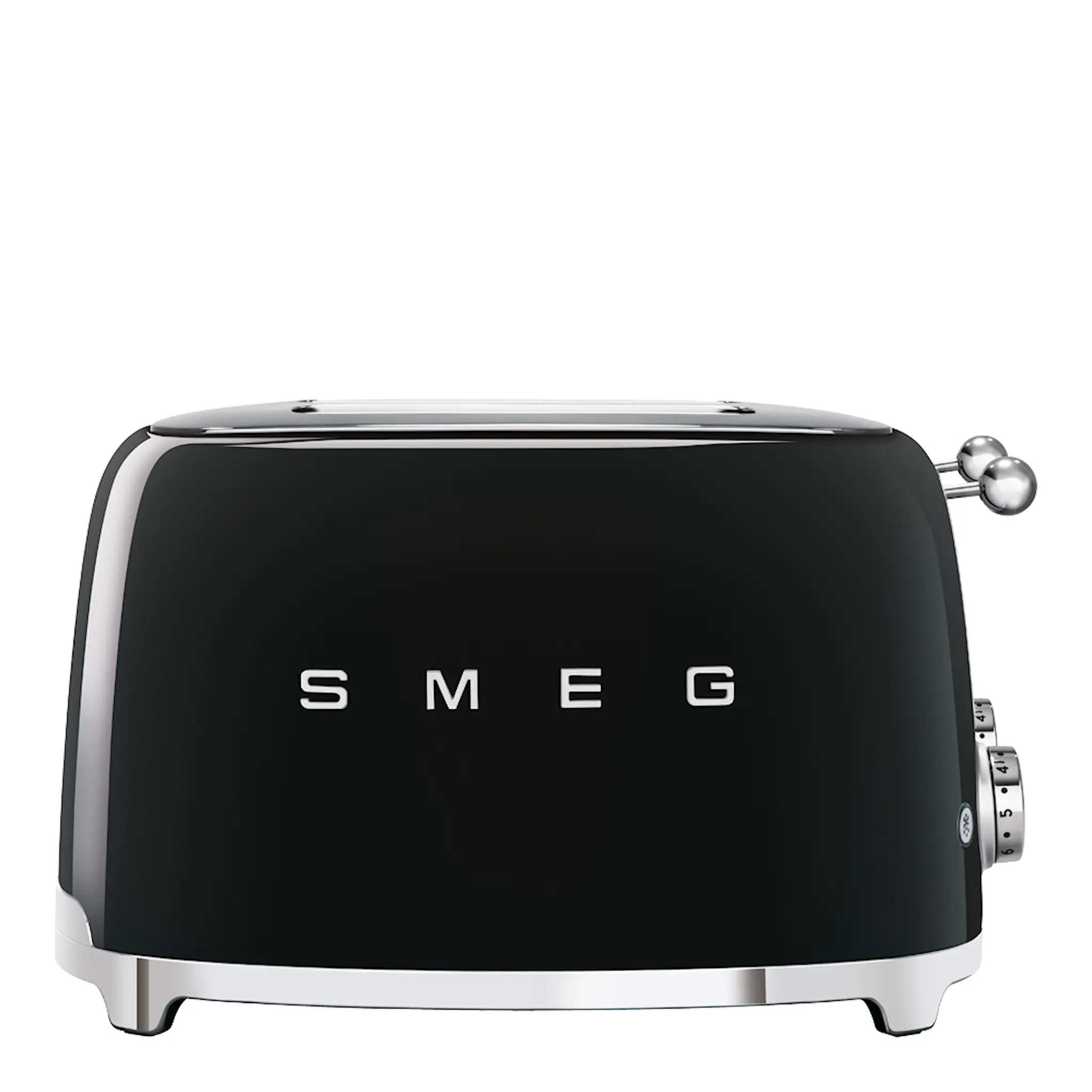 SMEG Smeg 50's style Leivänpaahdin neliömäinen 4 viipaletta Musta