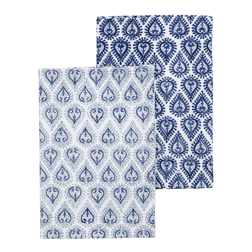 Chamois - Kalini kökshandduk 50x70 cm 2-pack navy blue