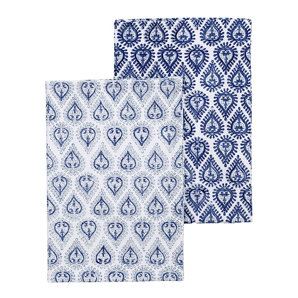 Kalini kökshandduk 50x70 cm 2-pack navy blue