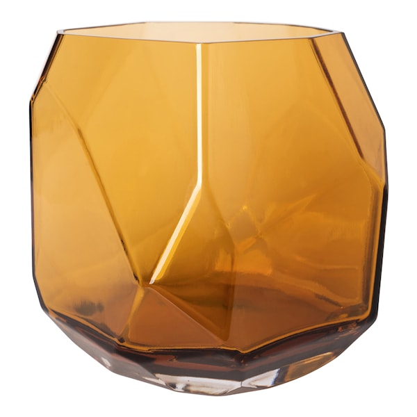 Iglo Ljuslykta / Vas 15 cm Warm Cognac