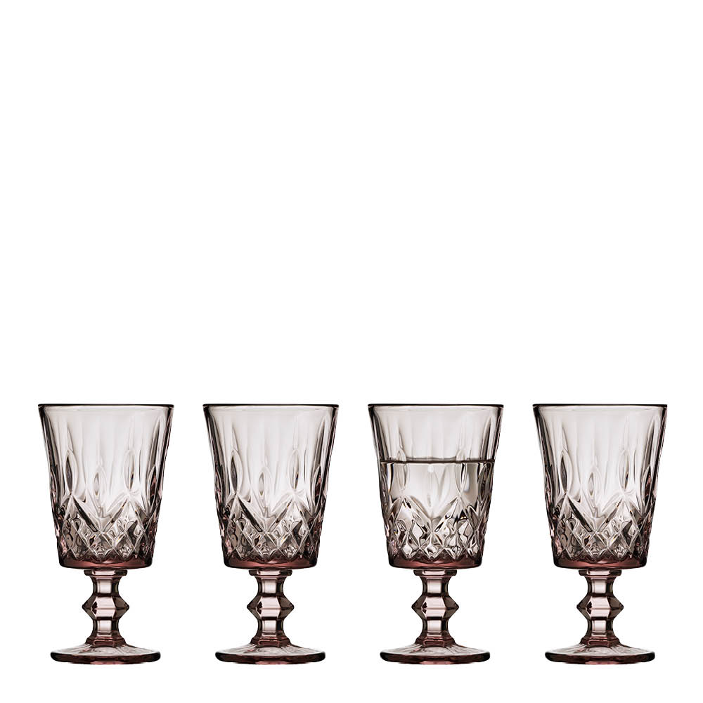 Lyngby Glas – Sorrento Vinglas 29 cl 4-pack Rosa